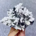Natural Green Octahedral Fluorite and Quartz Symbiosis comes from Inner Mongolia,China 115*100*55MM - image 5
