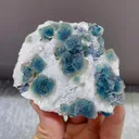 Natural Green Octahedral Fluorite comes from Inner Mongolia 85*22*70MM - image 1