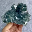 Natural Green Octahedral Fluorite comes from Inner Mongolia,China 105*80*50MM - image 3
