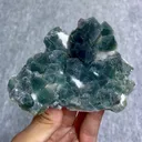 Natural Green Octahedral Fluorite comes from Inner Mongolia,China 105*80*50MM - image 1