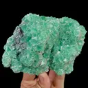 Natural Green Octahedral Fluorite comes from Inner Mongolia,China 110*90*50MM - image 1
