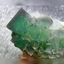 Natural Green Octahedral Fluorite comes from Inner Mongolia,China 120*100*55MM - image 3