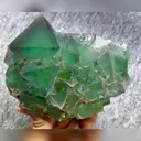 Natural Green Octahedral Fluorite comes from Inner Mongolia,China 120*100*55MM - image 5