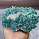 Natural Green Octahedral Fluorite comes from Inner Mongolia,China 145*105*60MM - image 2
