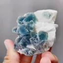 Natural Green Octahedral Fluorite comes from Inner Mongolia,,China 60*35*55MM - image 2