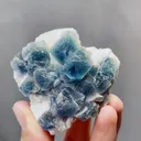Natural Green Octahedral Fluorite comes from Inner Mongolia,,China 60*35*55MM - image 1