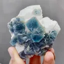 Natural Green Octahedral Fluorite comes from Inner Mongolia,,China 60*35*55MM - image 4