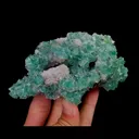 Natural Green Octahedral Fluorite, Mineral Specimen: Inner Mongolia,China (130*90*50MM) - image 3