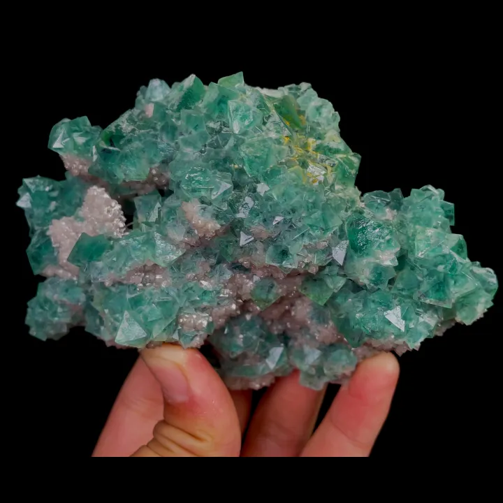 Natural Green Octahedral Fluorite, Mineral Specimen: Inner Mongolia,China (130*90*50MM) - image 4