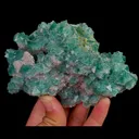 Natural Green Octahedral Fluorite, Mineral Specimen: Inner Mongolia,China (130*90*50MM) - image 4
