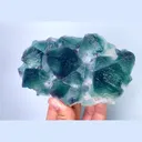 Natural Green Octahedral Fluorite, Mineral Specimen: Inner Mongolia,China (140*75*30MM) - image 6