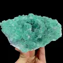 Natural Green Octahedral Fluorite, Mineral Specimen: Inner Mongolia,China (145*90*40MM) - image 2
