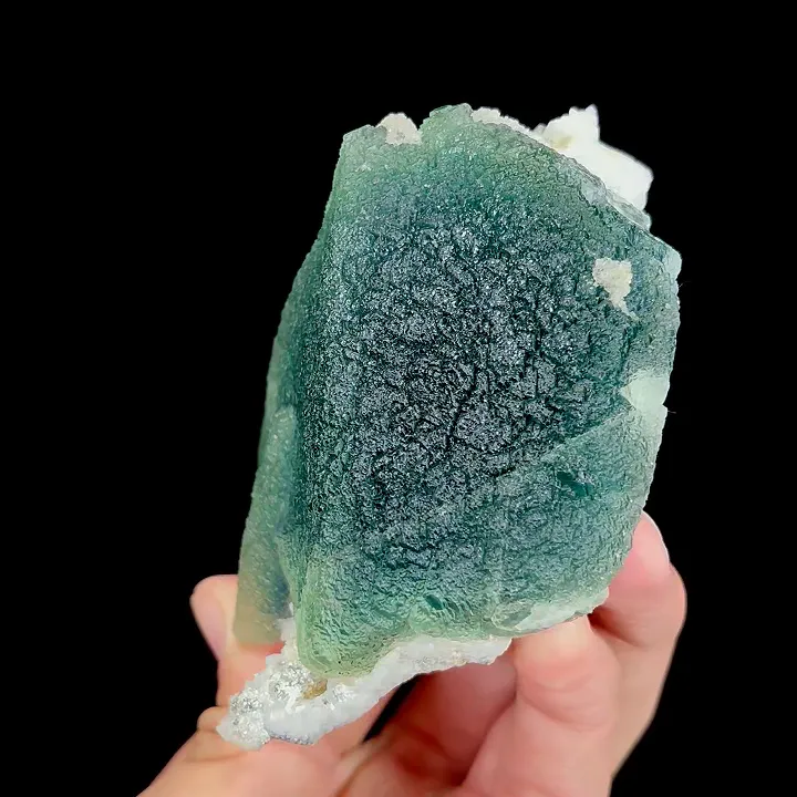 Natural Green Octahedral Fluorite, Mineral Specimen: Inner Mongolia,China (70*90*70MM) image