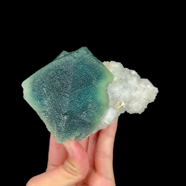 Natural Green Octahedral Fluorite, Mineral Specimen: Inner Mongolia,China (85*120*55MM) - image 5