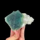 Natural Green Octahedral Fluorite, Mineral Specimen: Inner Mongolia,China (85*120*55MM) - image 5