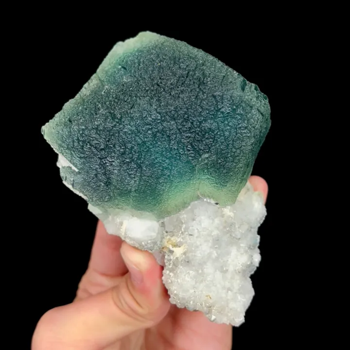 Natural Green Octahedral Fluorite, Mineral Specimen: Inner Mongolia,China (85*120*55MM) - image 3