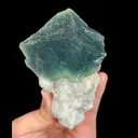 Natural Green Octahedral Fluorite, Mineral Specimen: Inner Mongolia,China (85*120*55MM) - image 6