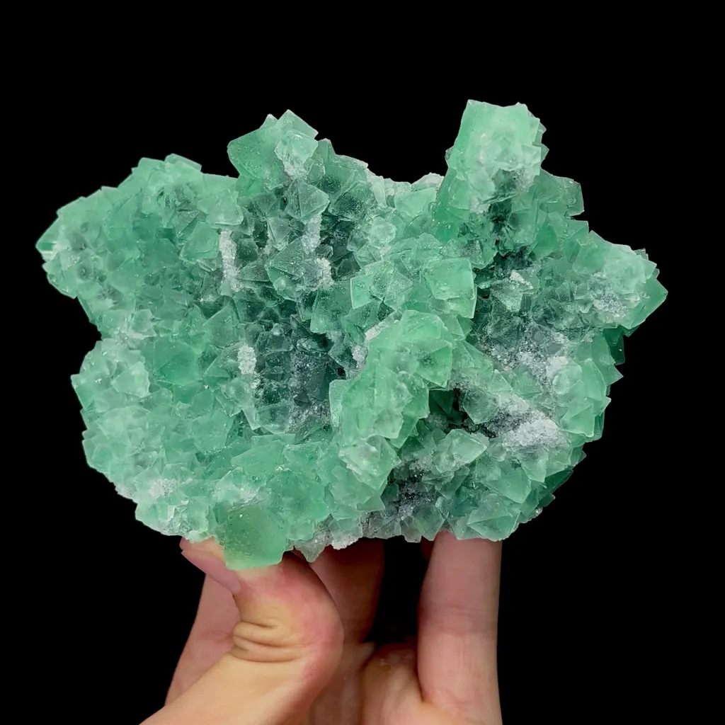 Natural Green Octahedral Fluorite Mineral Specimen,High Quality Specimen,FUJIAN,CHINA(135*79*57mm) - image 4