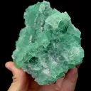 Natural Green Octahedral Fluorite Mineral Specimen,High Quality Specimen,FUJIAN,CHINA(135*79*57mm) - image 3