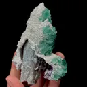 Natural Green Octahedral Fluorite Mineral Specimen,High Quality Specimen,HUANGGANG LIANG,INNER MONGOLIA,CHINA(70*50*105mm) - image 3