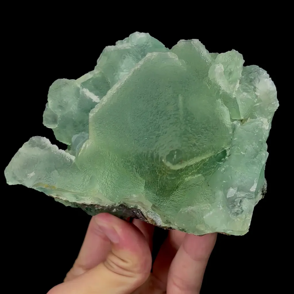 Natural Green Octahedral Fluorite Mineral Specimen,High Quality Specimen,INNER MONGOLIA,CHINA(100*70*65mm) - image 5