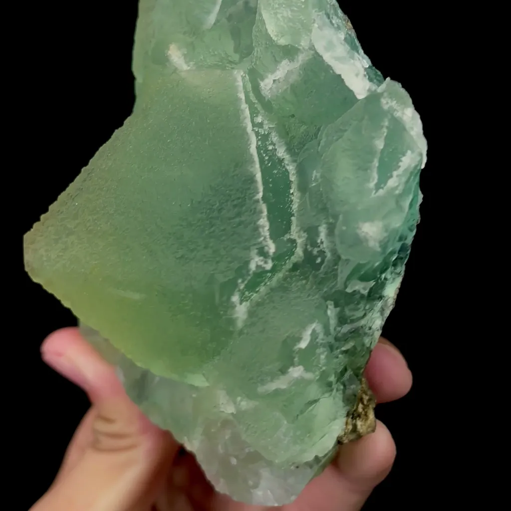 Natural Green Octahedral Fluorite Mineral Specimen,High Quality Specimen,INNER MONGOLIA,CHINA(100*70*65mm) - image 3
