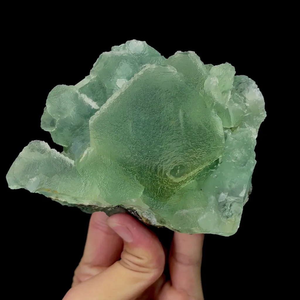 Natural Green Octahedral Fluorite Mineral Specimen,High Quality Specimen,INNER MONGOLIA,CHINA(100*70*65mm) - image 4