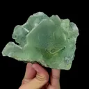 Natural Green Octahedral Fluorite Mineral Specimen,High Quality Specimen,INNER MONGOLIA,CHINA(100*70*65mm) - image 4