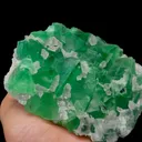 Natural Green Octahedral Fluorite Mineral Specimen,High Quality Specimen,ZHEJIANG,CHINA(136*102*55mm) - image 3