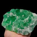 Natural Green Octahedral Fluorite Mineral Specimen,High Quality Specimen,ZHEJIANG,CHINA(136*102*55mm) - image 4
