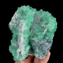 Natural Green Octahedral Fluorite, Mineral Specimen:Inner Mongolia,China (95*120*60MM) - image 4