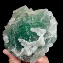 Natural Green Octahedral Fluorite, Mineral Specimen:Zhejiang,China (115*95*40MM) - image 2