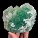 Natural Green Octahedral Fluorite, Mineral Specimen:Zhejiang,China (115*95*40MM) - image 4