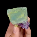 Natural Green Octahedral Fluorite, Mineral Specimen:Zhejiang,China (40*30*55MM) - image 2