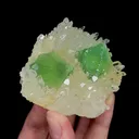 Natural Green Octahedral Fluorite, Mineral Specimen:Zhejiang,China (70*65*25MM) - image 3
