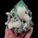 Natural Green Octahedral Fluorite with Crystal Mineral Specimen,High Quality Specimen,HUANGGANG,INNER MONGOLIA,CHINA(103*87*80mm) - image 3