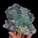 Natural Green Phantom Fluorite and Calcite, Mineral Specimen: Fujian,China (115*90*45MM) - image 4