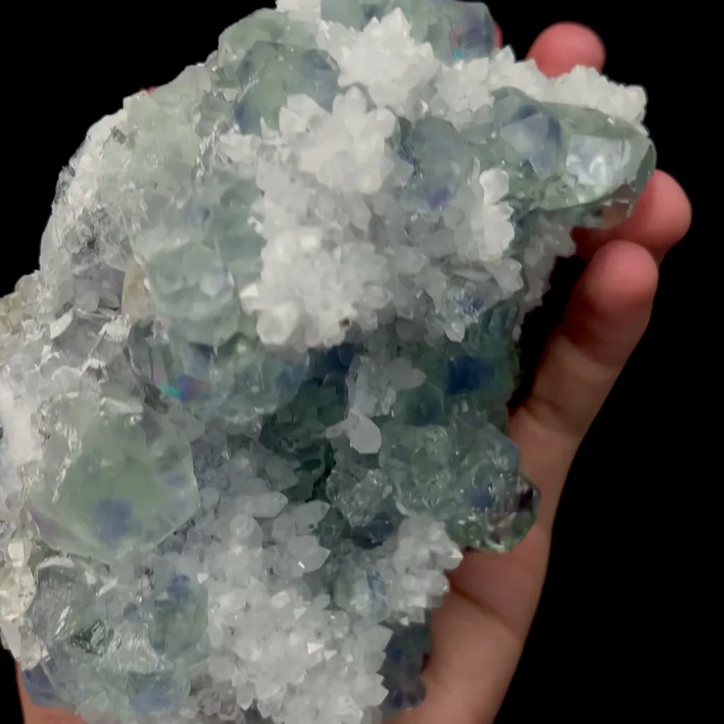 Natural Green Phantom Fluorite and Crystal Mineral Specimen,High Quality Specimen,FUJIAN,CHINA(135*100*75mm) - image 3