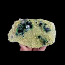 Natural Green Phantom Fluorite and Mica, Mineral Specimen: Inner Mongolia,China (135*85*40MM) - image 5