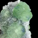 Natural Green Phantom Fluorite and Quartz Cluster, Mineral Specimen: Fujian,China (160*90*85MM) - image 2