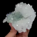 Natural Green Phantom Fluorite and Quartz Cluster, Mineral Specimen:Zhejiang,China (105*75*35MM) - image 3