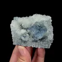 Natural Green Phantom Fluorite and Quartz Mineral Specimen,High Quality Specimen,FUJIAN,CHINA(70*60*40mm) - image 1