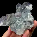 Natural Green Phantom Fluorite and Quartz Mineral Specimen,High Quality Specimen,SHIZHUYUAN,CHENZHOU,HUNAN,CHINA(90*65*30mm) - image 2