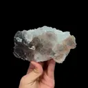 Natural Green Phantom Fluorite and Quartz, Mineral Specimen:Zhejiang,China (135*75*40MM) - image 1