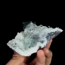 Natural Green Phantom Fluorite and Quartz, Mineral Specimen:Zhejiang,China (95*75*50MM) - image 4