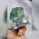 Natural Green Phantom Fluorite and Quartz Symbiosis comes from Fujian,China 70*105*60MM - image 4