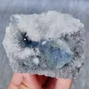 Natural Green Phantom Fluorite and Quartz Symbiosis comes from Fujian,China 70*60*40MM - image 1
