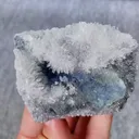 Natural Green Phantom Fluorite and Quartz Symbiosis comes from Fujian,China 70*60*40MM - image 4