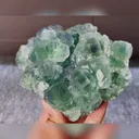 Natural Green Phantom Fluorite comes from Fujian,China 115*95*55MM - image 5