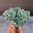 Natural Green Phantom Fluorite comes from Fujian,China 115*95*55MM - image 1